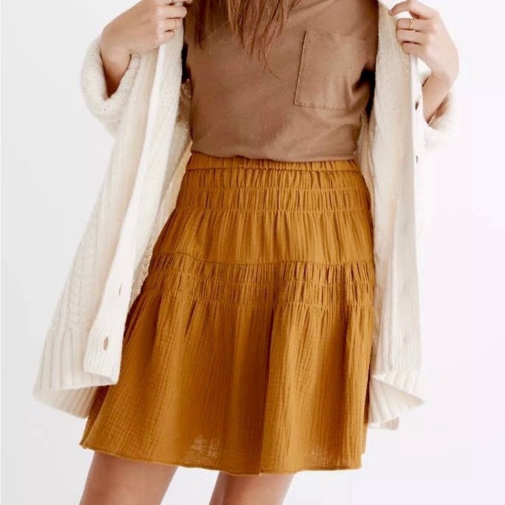 Madewell Women's Golden Hue Flare Skirt - XS, New